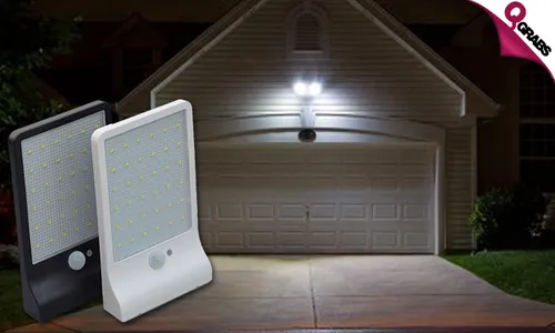 From QR89 Shine on with Motion Sensor Solar-Powered LED Lights - with 36 LED Lamps for Immense Brightness! (Up to QR398 Value)